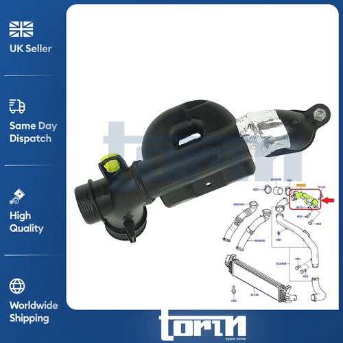Tubo de manguera colector de admisión para Ford Focus 1.6 TDi C-Max Volvo V50 V70 1465156 - Imagen 2 de 13