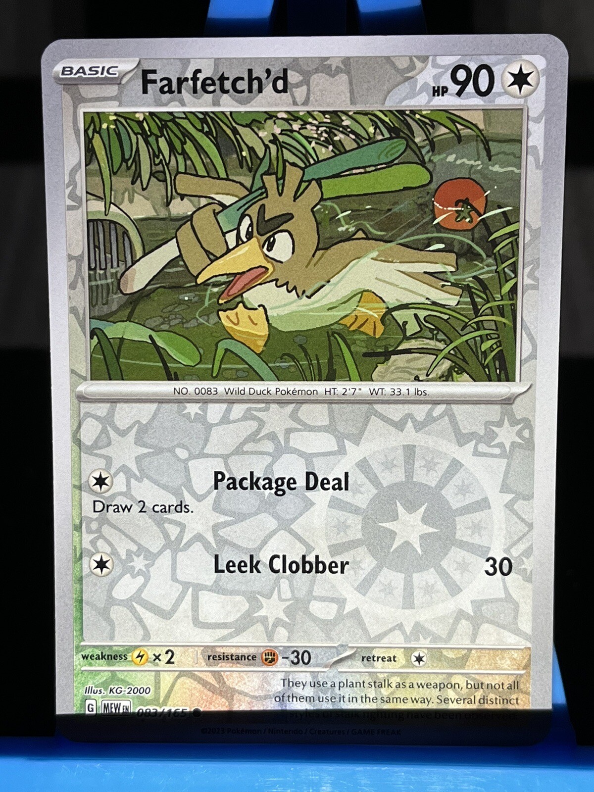 Farfetch’d 083/165 Reverse Holo Common Scarlet & Violet 151 Pokemon Near Mint NM