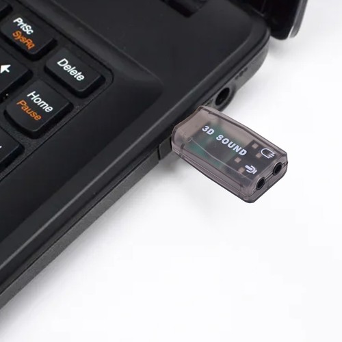 1-3xUSB 2.0 Sound Card External 5.1 Channel 3D Mic Speaker Virtual Audio Adapter - 第 8/15 張圖片