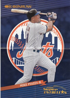 2002 Donruss Super Estrellas MIKE PIAZZA Mini Poster #5