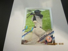 ESTEVAN FLORIAL YANKEES 2021 Topps Chrome Update ROOKIE DEBUT CARD USC41. rookie card picture