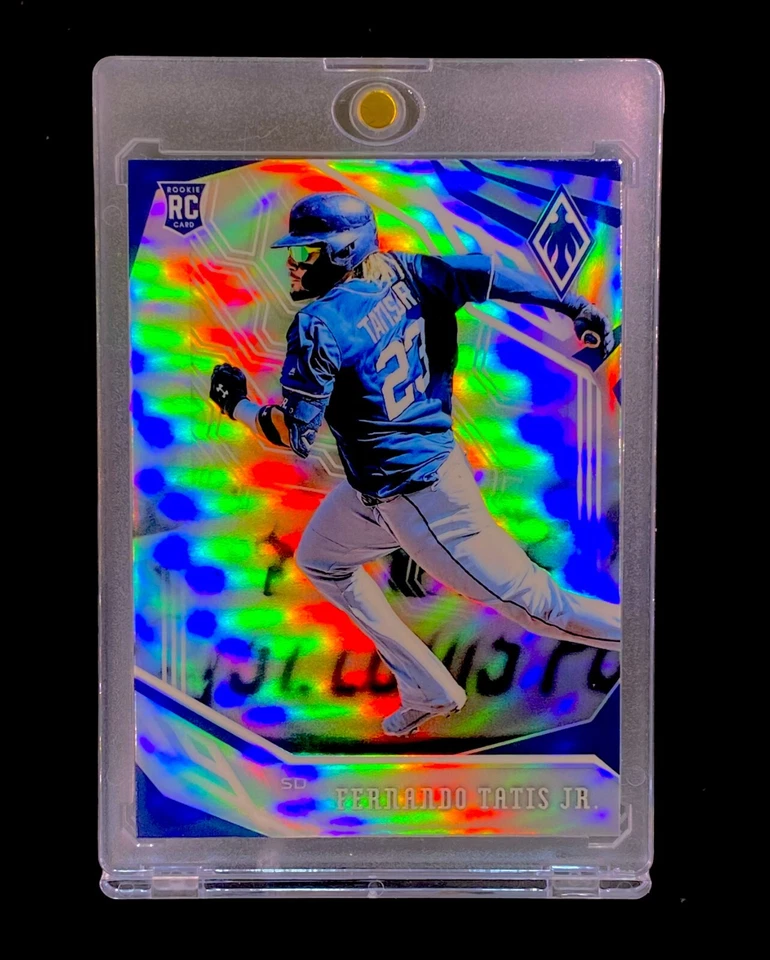 FERNANDO TATIS JR. ROOKIE PRIZM REFRACTOR SILVER Crusade SP Holo - PADRES - Image 3 of 4