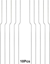 Stake for Yard Signs, 10-Pack 14" Stainless Steel Corrugated Plastic Silver