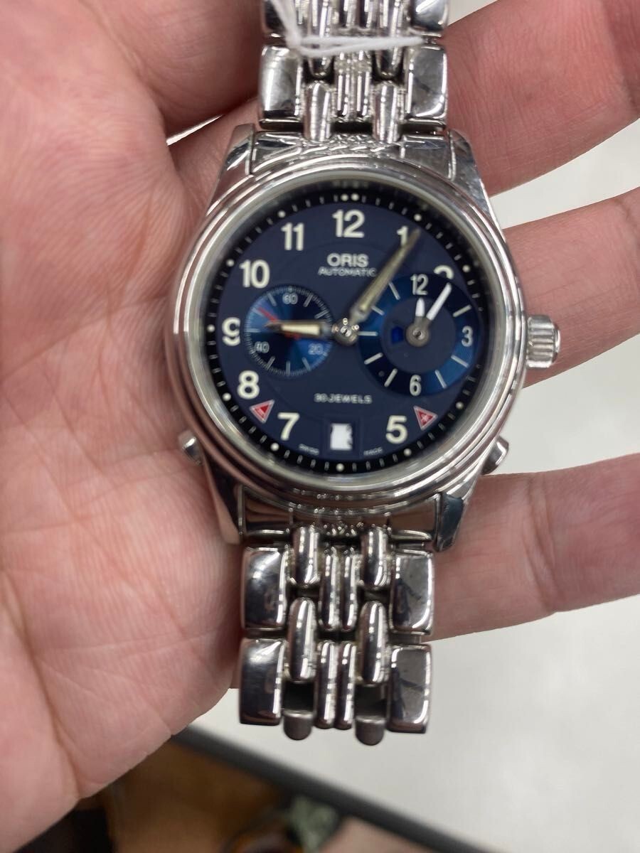 ORIS Classic World Timer GMT 7485 Men's Automatic Date Back
