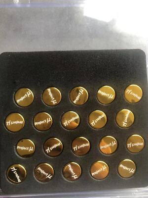 M12x1.5 Project MU Gold Composite SPEC Steel Wheel Lug Lock Nuts