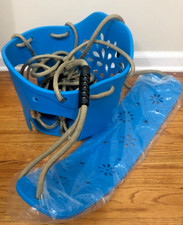 BeneLabel Elephant Toddler Heavy Duty Swing Seat Swing Set Combo Pack,blue, play