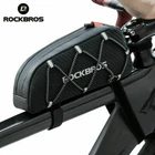 RockBros Bicycle Waterproof Reflective Frame Bag Top Tube Bag Pouch Black