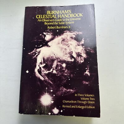 Burnham s Celestial Handbook by Robert Burnham Jr. Vol 2 1966 