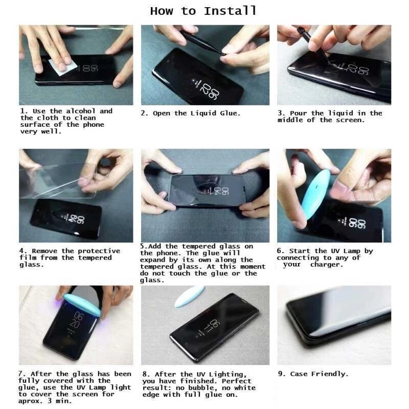 Protector Pantalla Transparente Huawei Mate 40 Pro Curvo Delgado Vidrio Templado Mate40Pro Foto 4 de 4