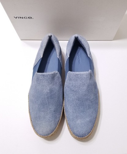 NIB Vince Wilden Platform Espadrille Slip On Sneakers in Indigo Size US 7.5 $225 - Picture 2 of 17