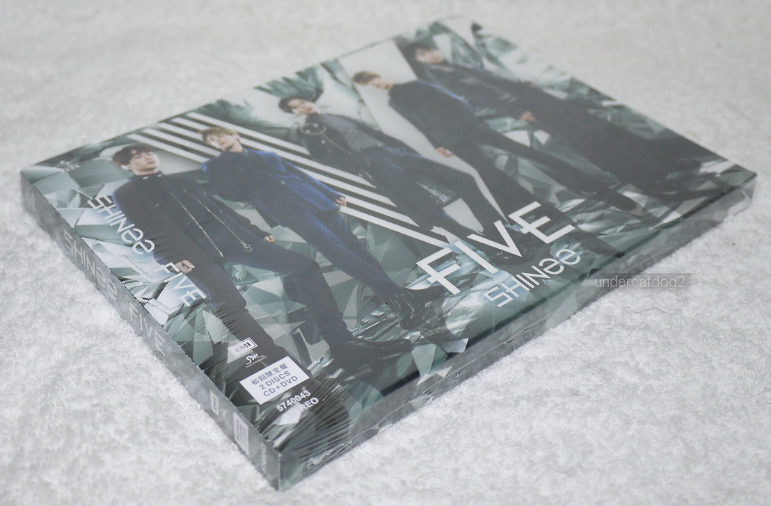 SHINee FIVE 2017 Taiwan Ltd CD+DVD+48P booklet+Card (digipak