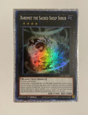 Yu-Gi-Oh! Cyberstorm Access ~ Baromet The Sacred Sheep Shrub ~ Super Rare  Holo | eBay