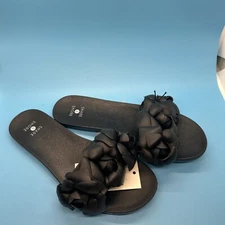 Women's Mallory Jelly Black Sandals - Shade & Shore Size 6