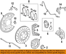 MERCEDES OEM 14-21 S450 Rear Suspension Brake Components-Brake Pads 000420310564