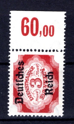 DR Service Stamp 50 P RRII UPPERRAND ** MNH Mint (y79558