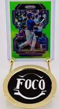 2022 Prizm Baseball Base Lime Green #9 Ian Happ 50/125 - Chicago Cubs