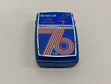 Vintage Solar AM Solid State Blue Radio Bicentennial 1776-1976