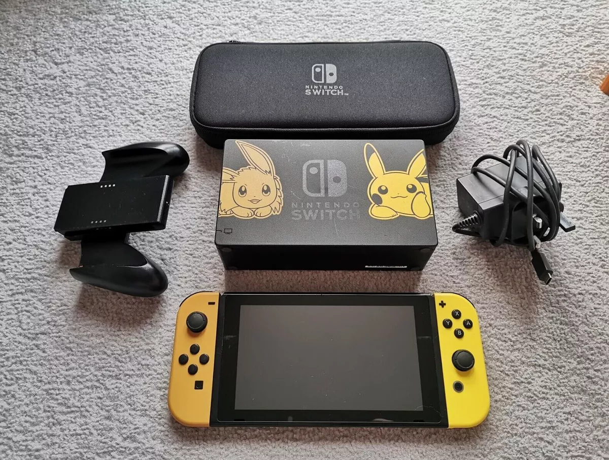 Let's go pikachu best sale and eevee switch
