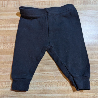 The Peanut Shell Baby Boy Size 3 Months 100 Percent Cotton Black Pants