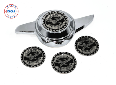 Zenith Black on Chrome Lowrider Wire Wheel Metal Chips Emblems | eBay