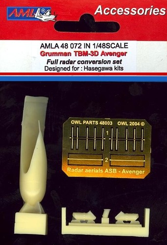 Aml Models 1 48 Grumman Tbm 3d Avenger Radar Resin Conversion Kit Ebay