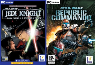 star wars jedi knight&republic commando&clone wars GEBRAUCHT..+DEUS EX&HUNTED+1 NEU