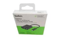 Belkin USB-C to Ethernet  Charge Adapter INC001btBK 