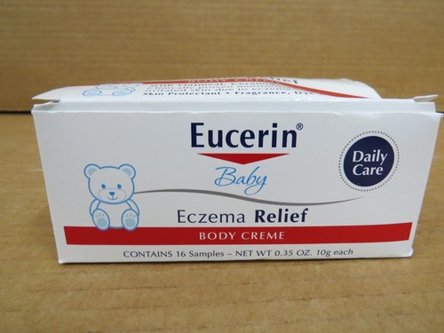 Eucerin Baby Eczema Relief Skin Creme Lot of 16 Sample Tubes Size .35 OZ NOS - Picture 3 of 10