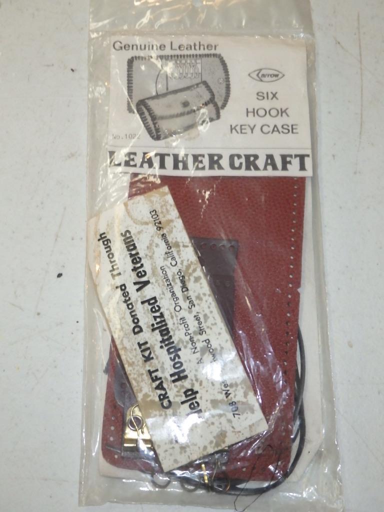 GENUINE LEATHER LEATHERCRAFT SIX HOOK KEY CASE KIT No 1022 ARROW