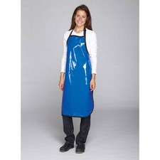 GROOMER BARBER STYLIST Vinyl WATERPROOF BLUE APRON Bib Grooming Hair Repellant