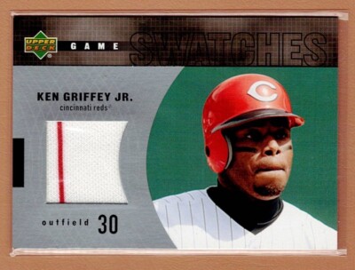 Ken Griffey Jr Upper Deck Game Used jersey card Mariners