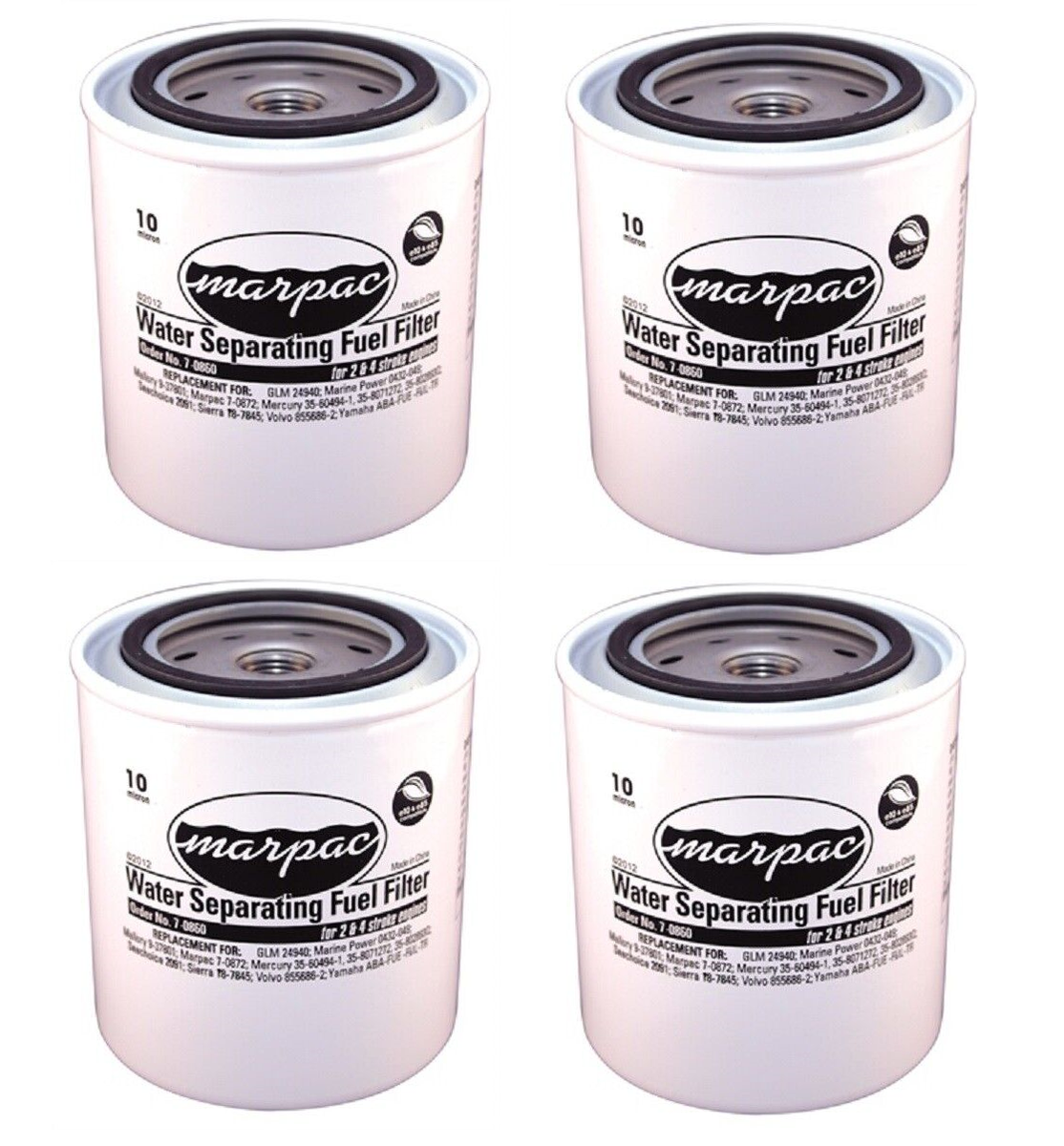 Marine Fuel Water Separator Marpac Racor Fuel Filter Canister (7