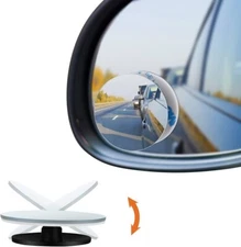 360° Wide Angle Blind Spot Mirror Auto Convex Rear Side View For Car Truck 2x