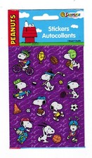 Snoopy Peanuts NEW PACK Scrapbook Stickers Sports Cycling Golf Hockey