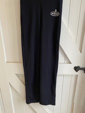 Leggings neri Milano 'Gymnast' età 5-6 gamba dritta abbastanza lunghi