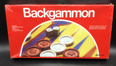 Vintage SEALED NIB Backgammon Board Game, 1979 Pressman , 2 Players Ages 7 & up