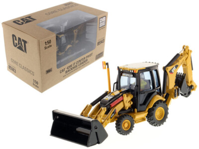 Diecast Masters Cat  Caterpillar 420E Center Pivot Backhoe Loader 1/50 85143C