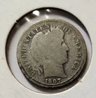 1907-O BARBER DIME KM#113