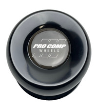 Pro Comp Gloss Black Push Thru Wheel Center Cap 2425018