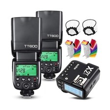 Godox 2X TT600 HSS 2.4G Wireless Master/Slaver Flash Speedlite Receiver God...