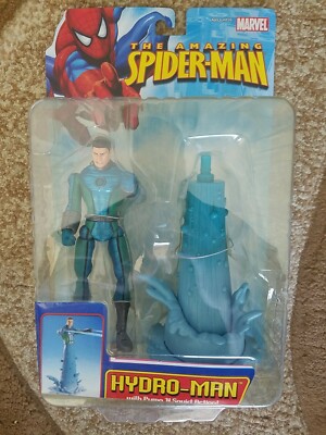 NEW MARVEL THE AMAZING SPIDER-MAN HYDRO MAN WATER ACTION FIGURE