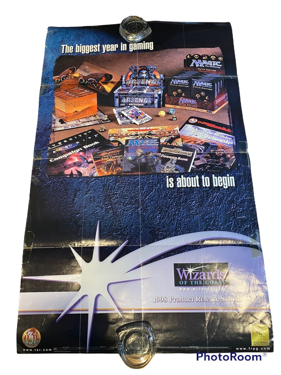 Lot Wizards Of The Coast – Catalogue Produits 1998 + Calendrier De Sortie
