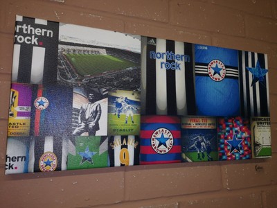 framed newcastle united shirt