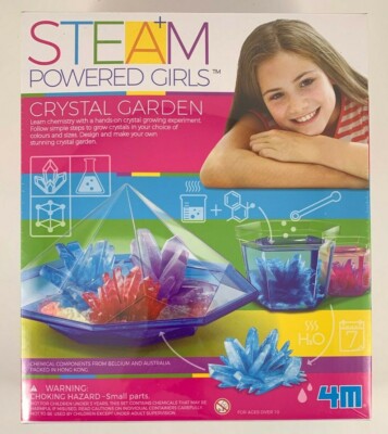 Crystal Garden Kit STEAM Powered Girls 4M  Hands-on Crystal Science Experiment