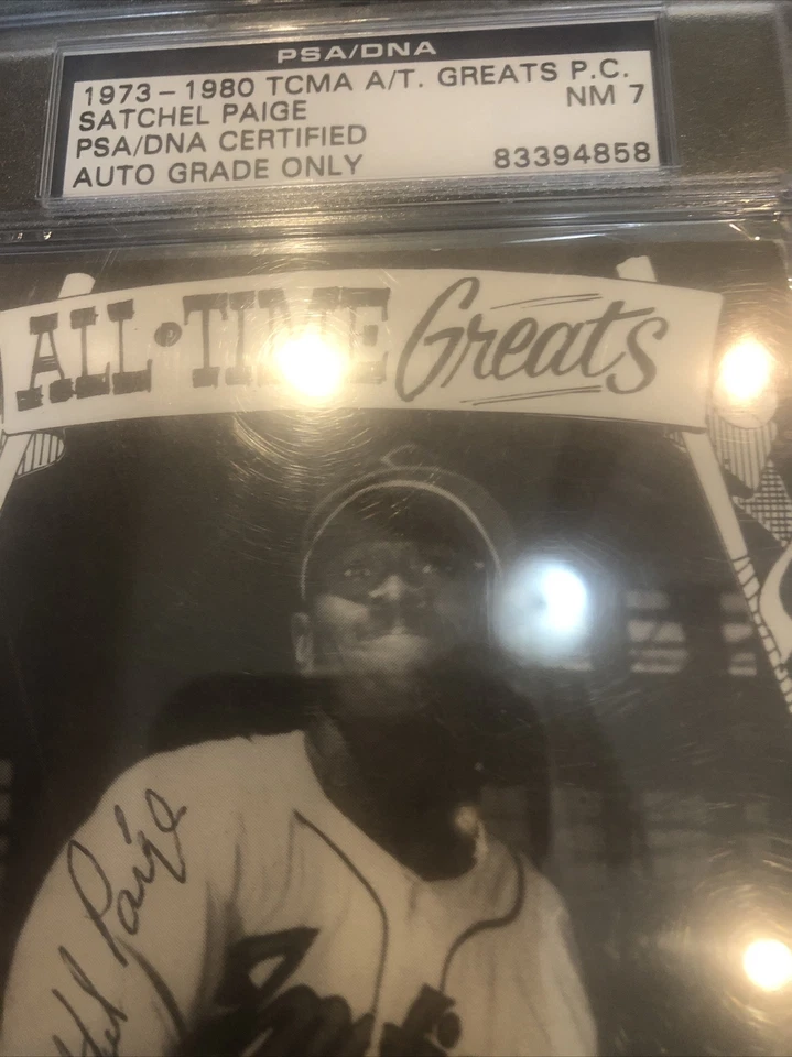 SATCHEL PAIGE: Autograph TCMA Postcard (PSA/DNA) - Image 4 of 4