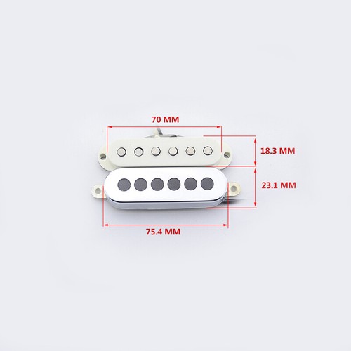 Burns Alnico V Tri-Sonic Single Coil Pickup Set Neck Middle Bridge- - Picture 5 of 10