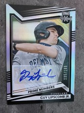GUY LIPSCOMB  JR 2022 ELITE EXTRA EDITION PRIME NUMBERS RC AUTO #/195, GUARDIANS
