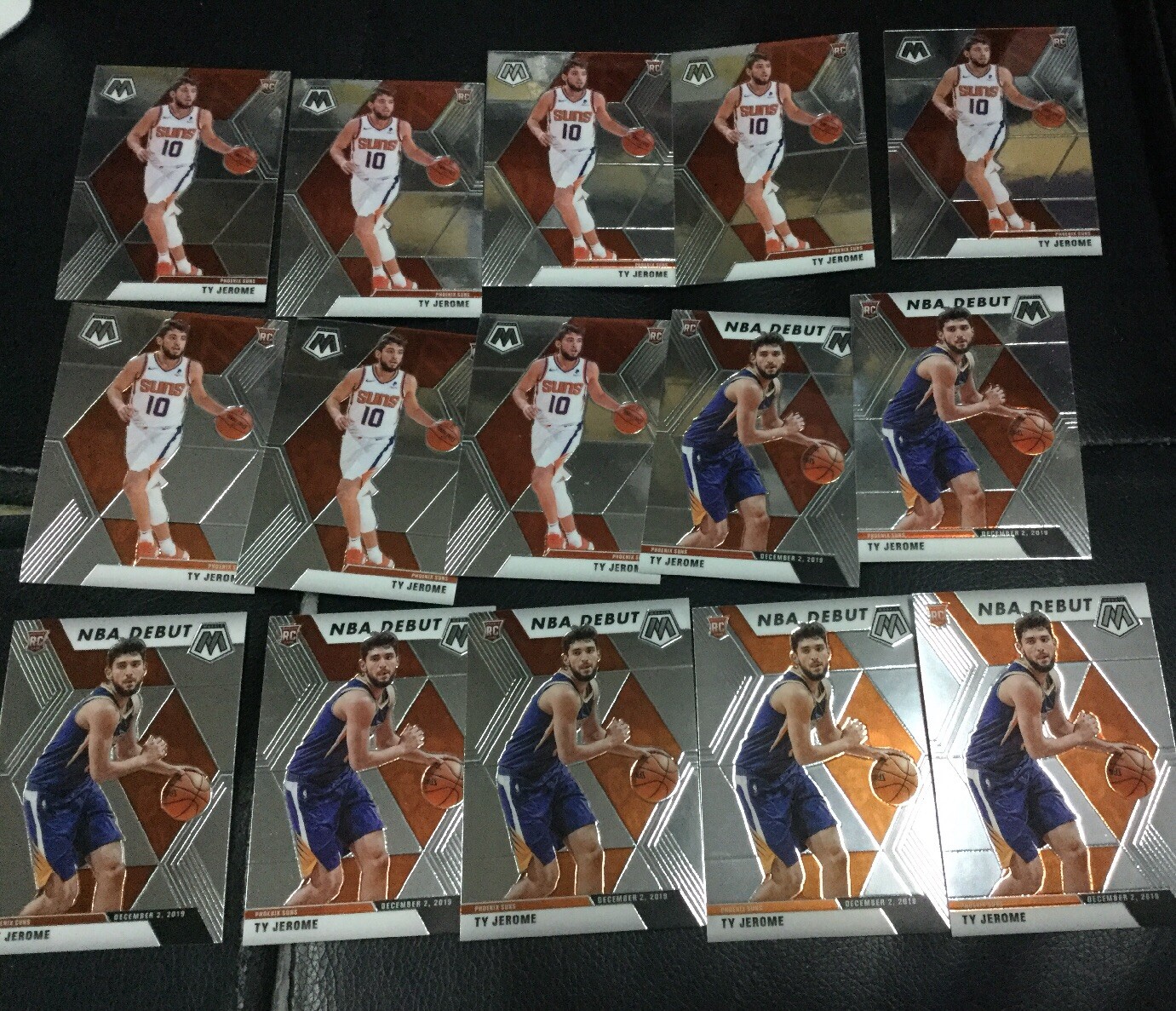 2019-20 Panini Prizm Mosaic #237 #273 Ty Jerome Suns Base RC Rookie 15 card