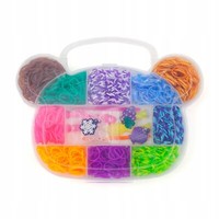 Diy Loom TeddybÄR GummibäNder BäNder Starter Set ArmbäNder Loops ZubehöR Kit
