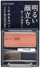 Shiseido Integrate Gracy Cheek orange 300 Blush Powder type Matte bright JP